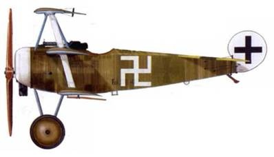 Боевое применение трипланов Fokker Dr I в Первой Мировой войне Боевое применение трипланов Fokker Dr I в Первой Мировой войне