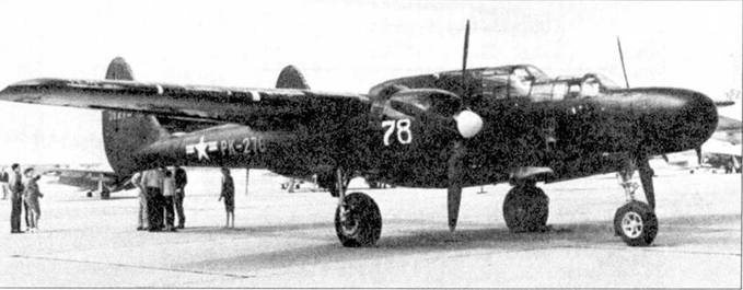 Nortrop P-61 BLack Widow. Тяжелый ночной истребитель США Nortrop P-61 BLack Widow. Тяжелый ночной истребитель США