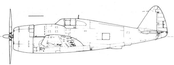 Р-47 «Thunderbolt» Тяжелый истребитель США Р-47 «Thunderbolt» Тяжелый истребитель США