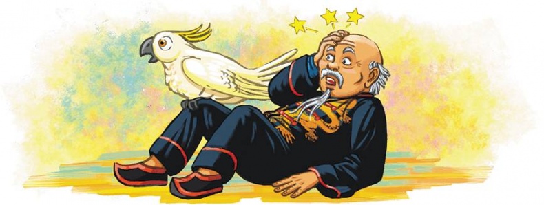 Кефир, Гаврош и Рикошет. Шанхайский сувенир Кефир, Гаврош и Рикошет. Шанхайский сувенир
