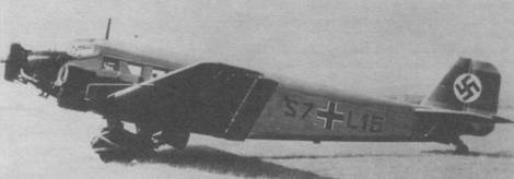 Транспортный самолет Юнкерс Ju 52/3m Транспортный самолет Юнкерс Ju 52/3m