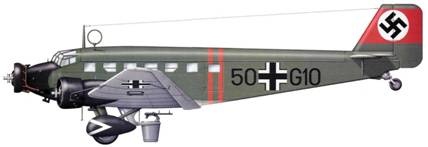 Транспортный самолет Юнкерс Ju 52/3m Транспортный самолет Юнкерс Ju 52/3m