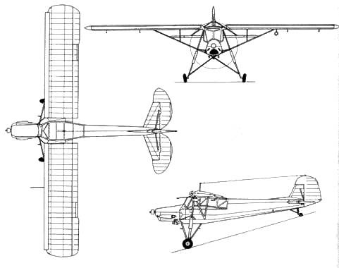 Ближние разведчики, корректировщики и штурмовики, 1939-1945 Ближние разведчики, корректировщики и штурмовики, 1939-1945