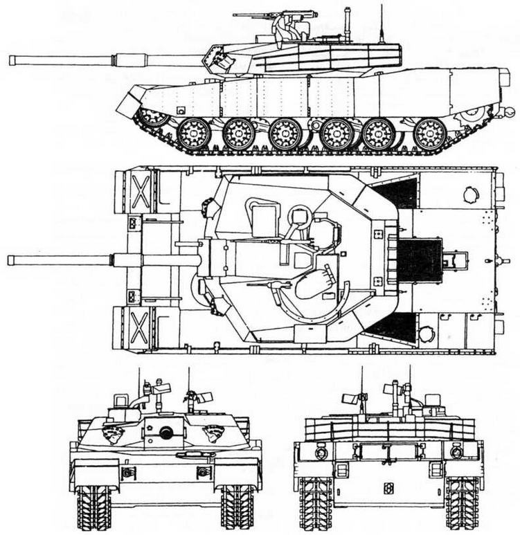Средние и основные танки зарубежных стран, 1945–2000. Часть 2