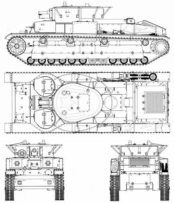 Средний танк Т-28. Трёхглавый монстр Сталина Средний танк Т-28. Трёхглавый монстр Сталина