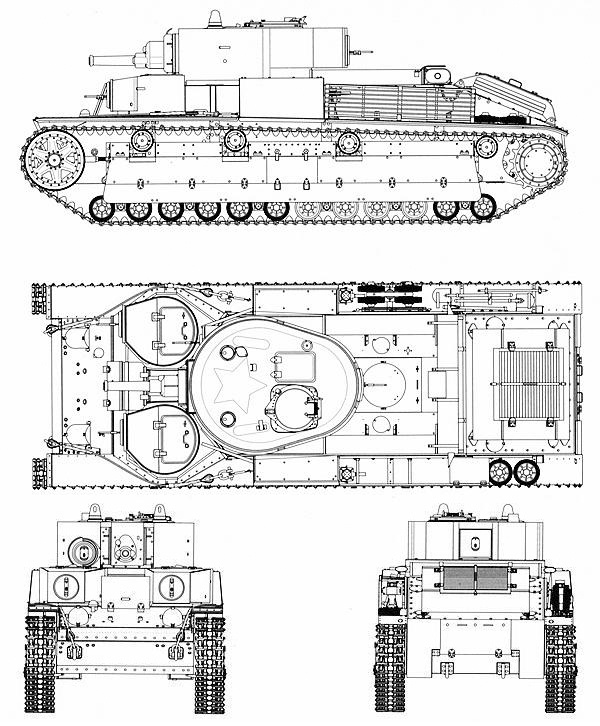 Средний танк Т-28. Трёхглавый монстр Сталина Средний танк Т-28. Трёхглавый монстр Сталина