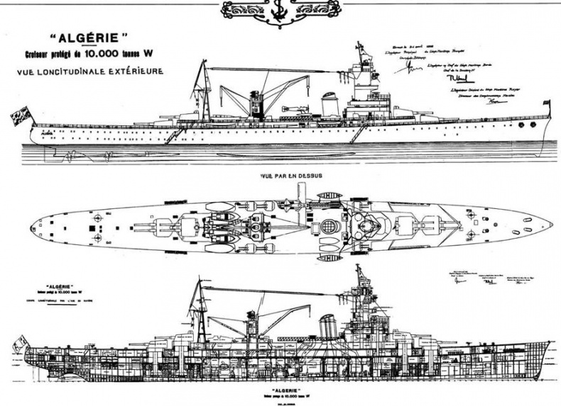 Тяжелый крейсер “Алжир" (1930-1942)