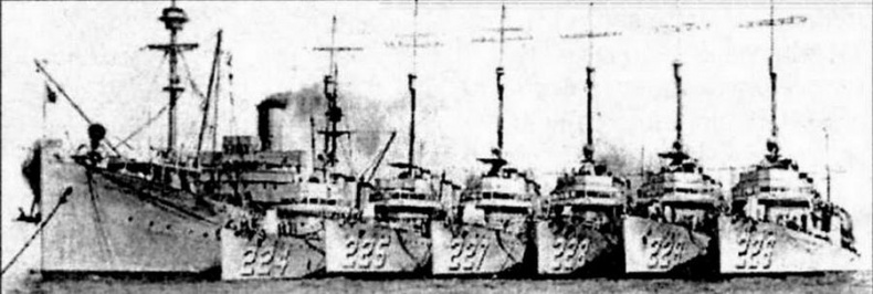 Эскадренные миноносцы США 1916 - 1922 гг. Часть 1