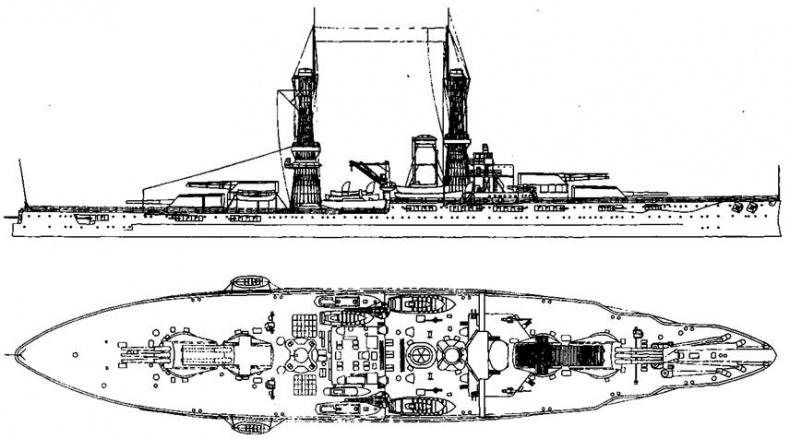 Линейные корабли Соединенных Штатов Америки. Часть II. Линкоры типов “New York”, “Oklahoma” и “Pennsylvania” Линейные корабли Соединенных Штатов Америки. Часть II. Линкоры типов “New York”, “Oklahoma” и “Pennsylvania”