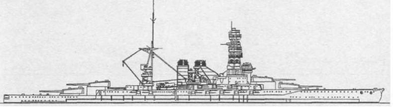 Линейные корабли типа "Нагато". 1911-1945 гг.