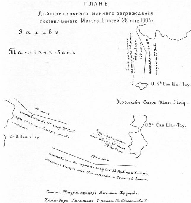 Морская минная война у Порт-Артура Морская минная война у Порт-Артура