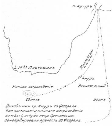 Морская минная война у Порт-Артура Морская минная война у Порт-Артура