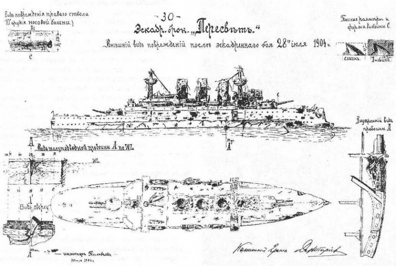 На броненосце “Пересвет". 1903-1905 гг.